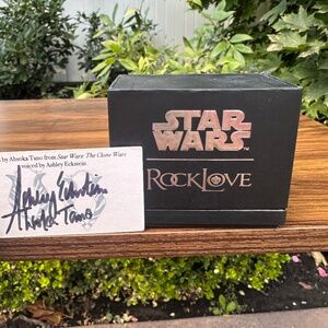 RockLove Star Wars: Clone Wars Ahsoka Hoop Earrings Signed By Ashley Eckstein